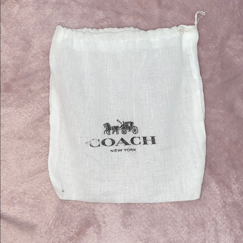 Coach white bag